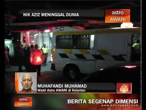 Mursyidul Am PAS, Datuk Nik Abdul Aziz Nik Mat meninggal dunia