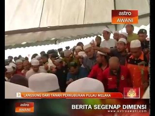 Jenazah Allahyarham Nik Aziz tiba di tanah perkuburan