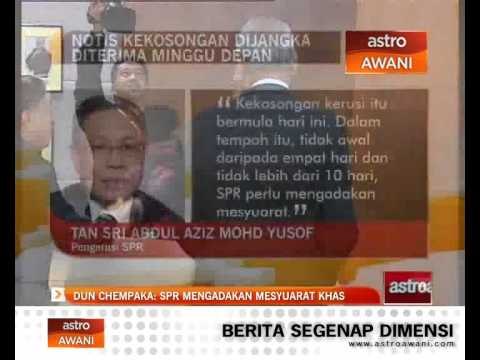 Dun Cempaka - SPR mengadakan mesyuarat khas