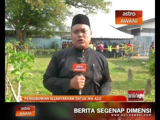 Ribuan rakyat berarak ke tanah perkuburan