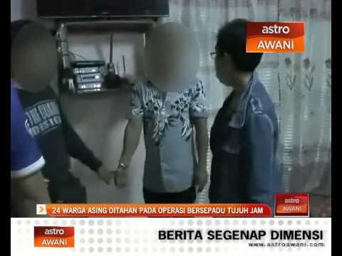 24 warga asing ditahan pada operasi bersepadu tujuh jam
