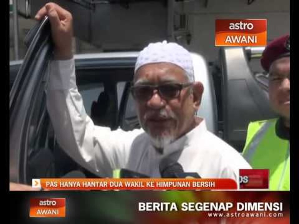 PAS hanya hantar dua wakil himpunan BERSIH