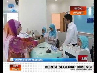 Saham RHB Cap melonjak