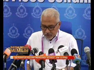 68 peratus keluar mengundi setakat jam 10 pagi