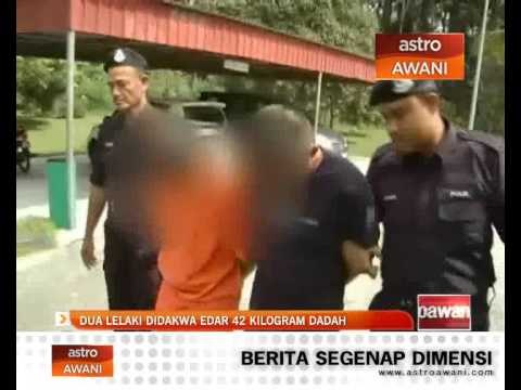 Dua lelaki didakwa edar 42 kilogram dadah