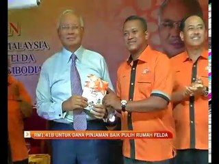 RM1.41b untuk dana pinjaman baik pulih rumah Felda