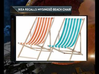 IKEA recalls mysingsö beach chair
