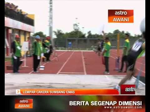 Lempar cakera sumbang emas