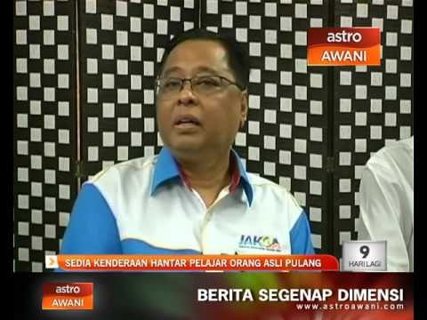 JAKOA sedia kenderaan hantar murid Orang Asli pulang