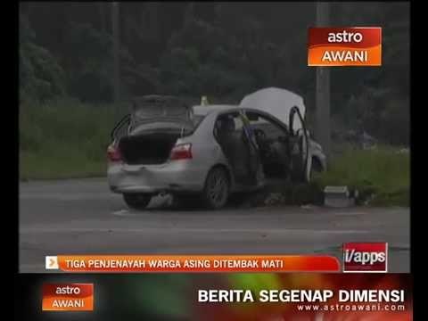 Tiga penjenayah warga asing ditembak mati