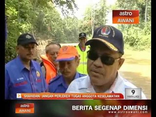 Shahidan: Jangan perlekeh tugas anggota keselamatan