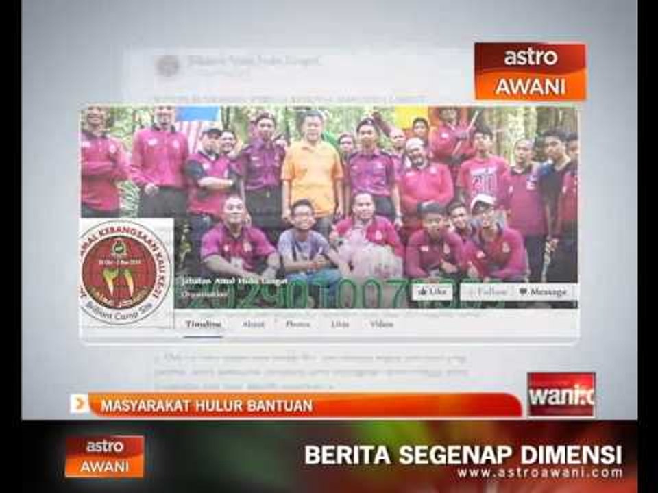 Masyarakat hulur bantuan