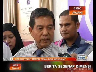 Jumlah pesakit mental di Malaysia meningkat