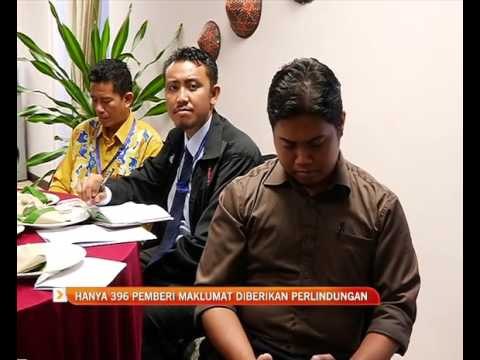 Hanya 396 pemberi maklumat diberikan perlindungan