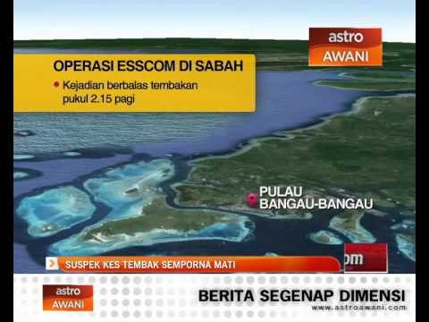 Suspek kes tembak Semporna mati