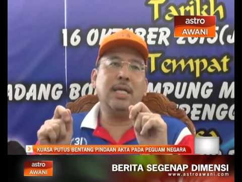 Kuasa putus bentang pindaan Akta pada Peguam Negara