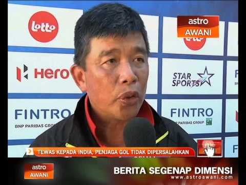 Tewas kepada India, penjaga gol tidak dipersalahkan