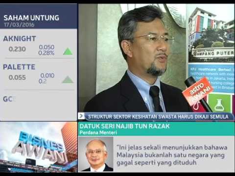 Struktur sektor kesihatan swasta harus dikaji semula