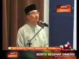 Usah menari ikut rentak pembangkang - Hishammuddin