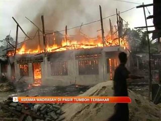 Asrama Madrasah di Pasir Tumboh terbakar