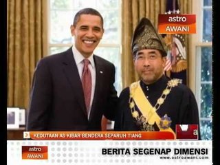 Kedutaan AS kibar bendera separuh tiang