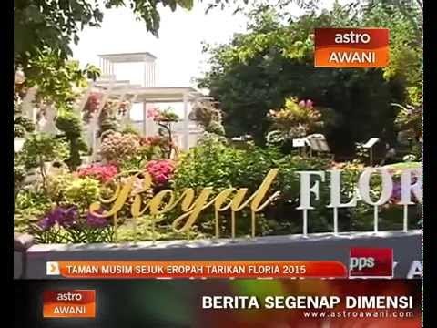Taman musim sejuk Eropah tarikan Floria 2015