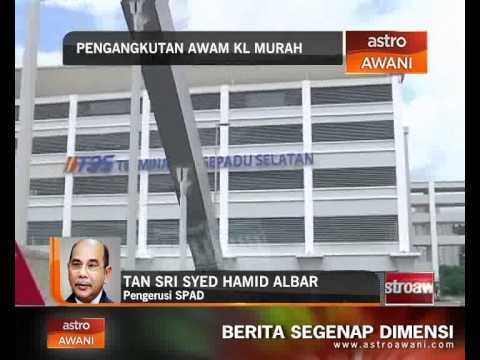 Pengangkutan awam KL murah: Reaksi Pengerusi SPAD