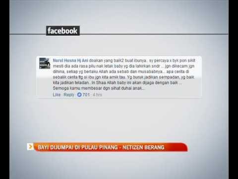 Bayi dijumpai di Pulau Pinang - netizen berang