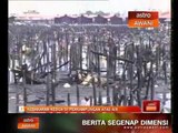 Kebakaran kedua di perkampungan atas air