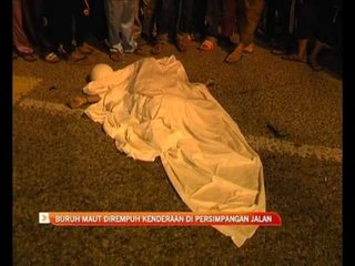 Buruh maut dirempuh kenderaan di persimpangan jalan