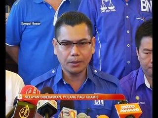 Nelayan dibebaskan, pulang pagi Khamis