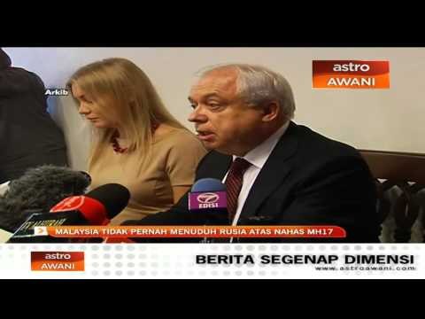 Malaysia tidak pernah menuduh Rusia atas nahas MH17