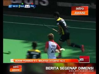 Download Video: Liga Hoki Dunia: Malaysia benam Perancis 4-1