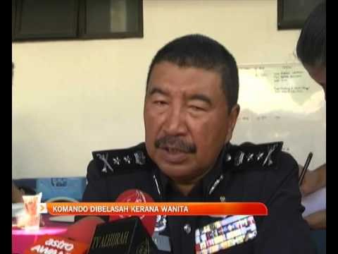 Komando dibelasah kerana wanita