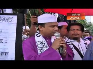 Sekitar perhimpunan aman bantah serangan di Syria