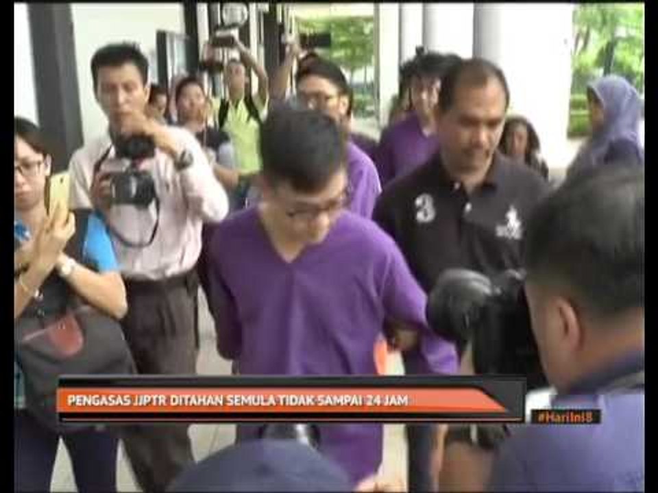 Pengasas JJPTR ditahan semula tidak sampai 24 jam