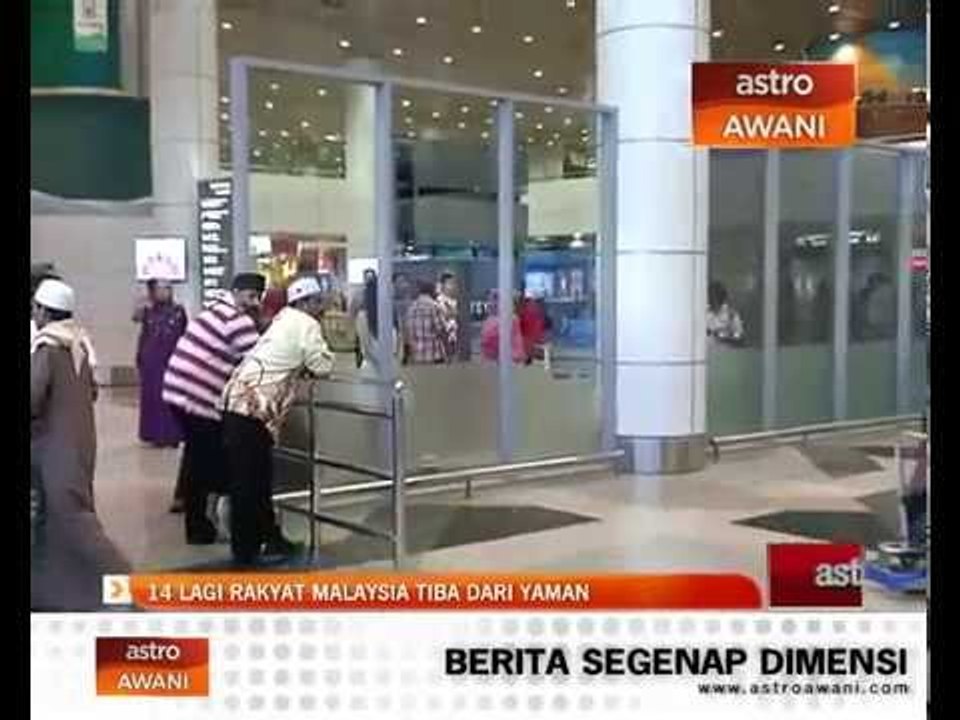 14 lagi rakyat Malaysia tiba di Yaman