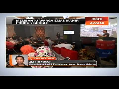 Kafe khas bantu warga emas mahir produk Google