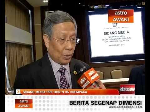 Sidang media PRK DUN N.06 Chempaka