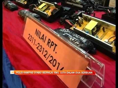 Polis rampas syabu bernilai RM1 juta dalam dua serbuan