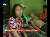 Adik beradik ponteng sekolah menjaga bapanya lumpuh