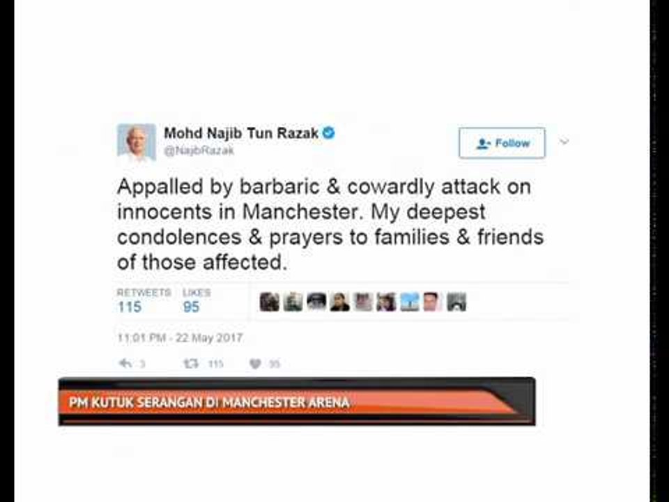 PM kutuk serangan di Manchester Arena
