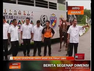Skuad ekuestrian hanya sasar dua pingat emas