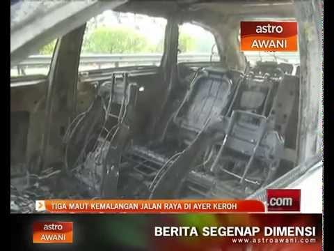 Tiga maut kemalangan jalan raya di Ayer Keroh