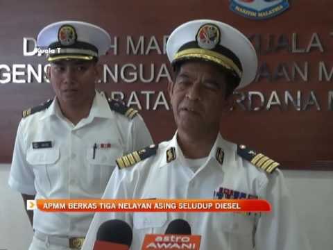 APMM Terengganu berkas tiga nelayan asing seludup diesel