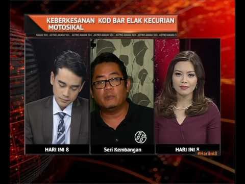 Keberkesanan Kod Bar elak kecurian motosikal