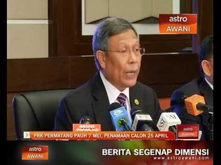 Descargar video: PRK Permatang Pauh 7 Mei. penamaan calon 25 April