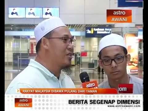 Rakyat Malaysia dibawa pulang dari Yaman