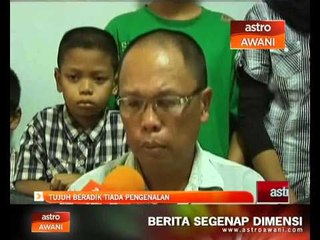 Tujuh beradik tiada pengenalan diri