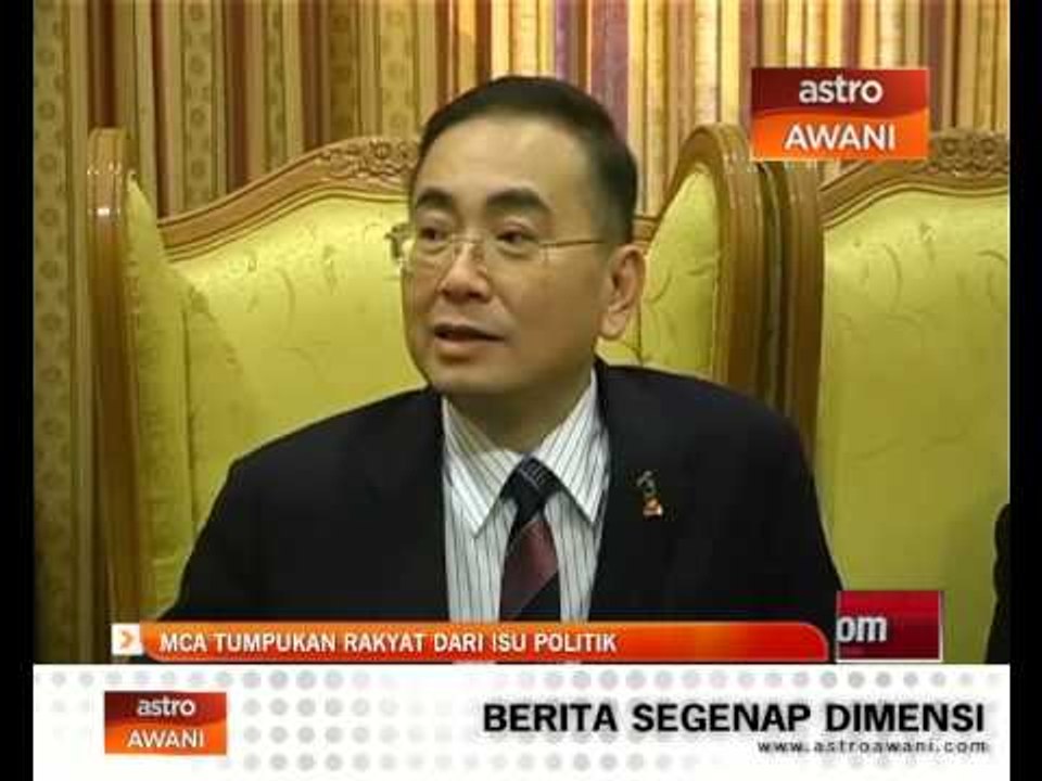 MCA tumpukan rakyat dari isu politik